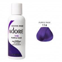 Пепельно фиолетовая краска для волос - Adore - Purple Rage - для создания пепельно фиолетового цвета волос N116