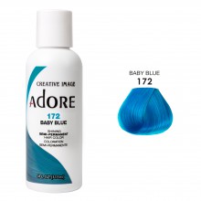 Голубая краска для волос прямого действия - Adore - Baby Blue N172