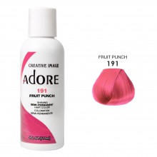 Розовая краска для волос - Adore - Fruit Punch - для создания розовых волос N191 - прямой пигмент