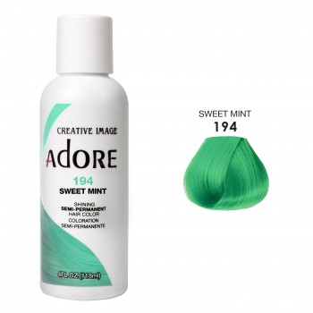 Мятная краска для волос - Adore - Sweet Mint N194 - пигмент прямого действия