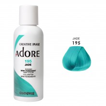Светло-бирюзовая краска для волос - Adore - Jade N195 - прямой пигмент