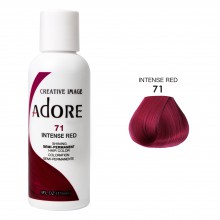 Темно красная краска для волос - Adore - Intense Red N71 - прямой пигмент