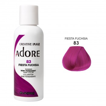 Краска для волос цвета фуксии - Adore - Fiesta Fuchsia N83 - прямого действия